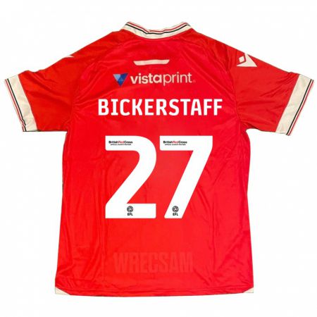 Kandiny Kinder Jake Bickerstaff #27 Rot Heimtrikot Trikot 2023/24 T-Shirt