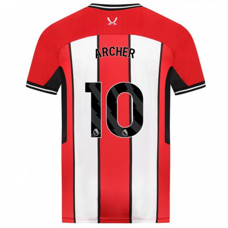 Kandiny Kinder Cameron Archer #10 Rot Heimtrikot Trikot 2023/24 T-Shirt