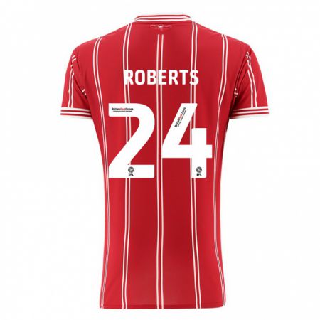 Kandiny Kinder Haydon Roberts #24 Rot Heimtrikot Trikot 2023/24 T-Shirt