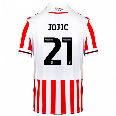 Kandiny Kinder Nikola Jojic #21 Rot-Weiss Heimtrikot Trikot 2023/24 T-Shirt