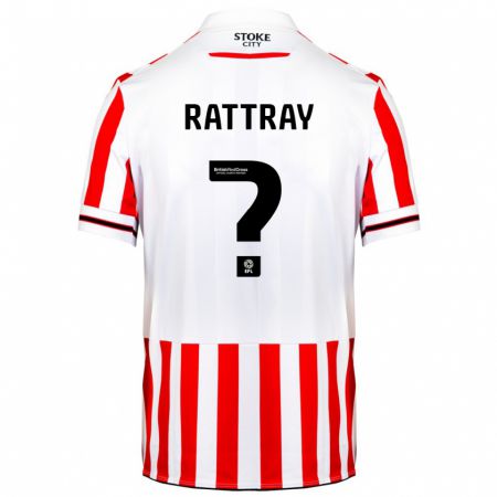 Kandiny Kinder Zane Rattray #0 Rot-Weiss Heimtrikot Trikot 2023/24 T-Shirt