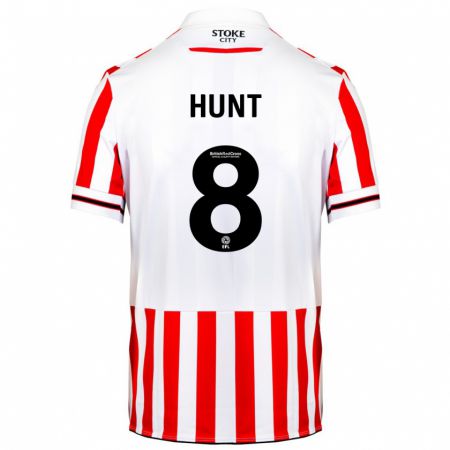 Kandiny Kinder Abby Hunt #8 Rot-Weiss Heimtrikot Trikot 2023/24 T-Shirt