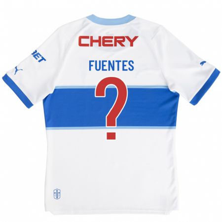 Kandiny Kinder Felipe Fuentes #0 Weiß Heimtrikot Trikot 2023/24 T-Shirt