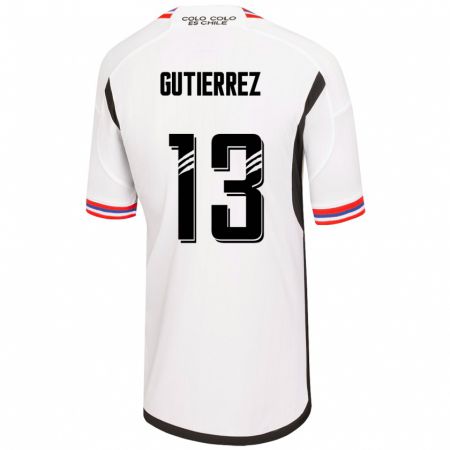 Kandiny Kinder Bruno Gutiérrez #13 Weiß Heimtrikot Trikot 2023/24 T-Shirt