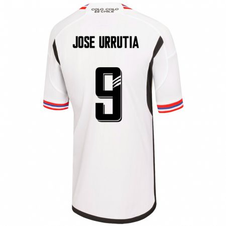 Kandiny Kinder María José Urrutia #9 Weiß Heimtrikot Trikot 2023/24 T-Shirt