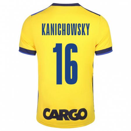 Kandiny Kinder Gabi Kanichowsky #16 Gelb Heimtrikot Trikot 2023/24 T-Shirt