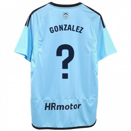 Kandiny Kinder Iker González #0 Blau Auswärtstrikot Trikot 2023/24 T-Shirt