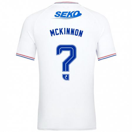 Kandiny Kinder Cole Mckinnon #0 Weiß Auswärtstrikot Trikot 2023/24 T-Shirt