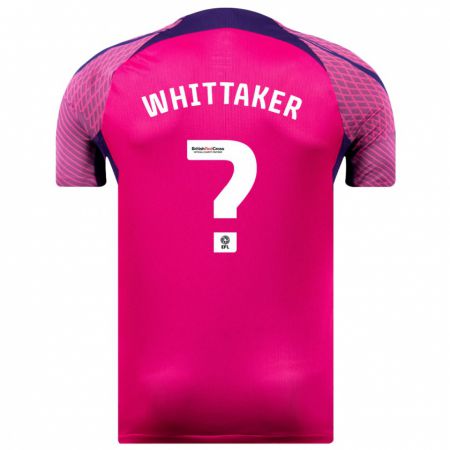 Kandiny Kinder Jack Whittaker #0 Lila Auswärtstrikot Trikot 2023/24 T-Shirt
