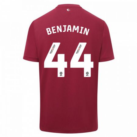 Kandiny Kinder Xavier Benjamin #44 Rot Auswärtstrikot Trikot 2023/24 T-Shirt