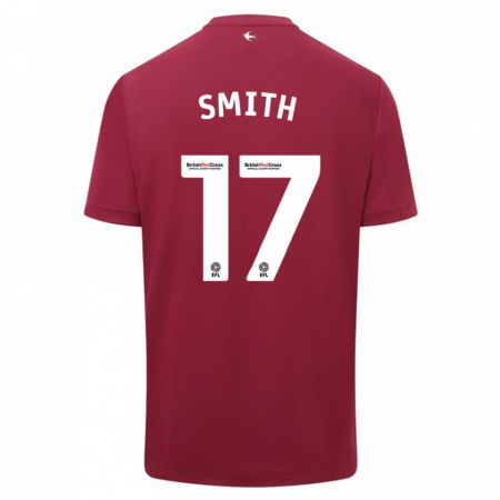 Kandiny Kinder Hollie Smith #17 Rot Auswärtstrikot Trikot 2023/24 T-Shirt