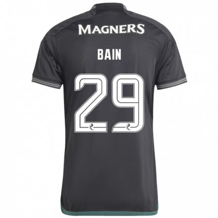 Kandiny Kinder Scott Bain #29 Schwarz Auswärtstrikot Trikot 2023/24 T-Shirt