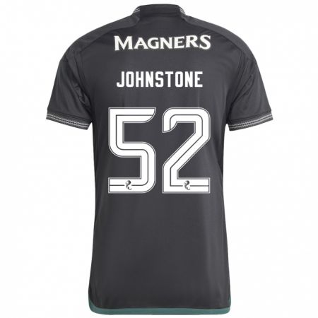 Kandiny Kinder Rachael Johnstone #52 Schwarz Auswärtstrikot Trikot 2023/24 T-Shirt