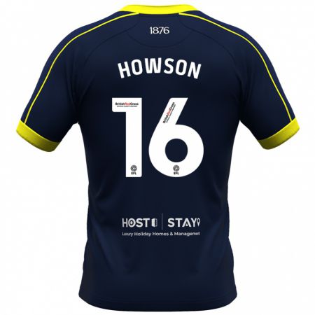 Kandiny Kinder Jonathan Howson #16 Marine Auswärtstrikot Trikot 2023/24 T-Shirt