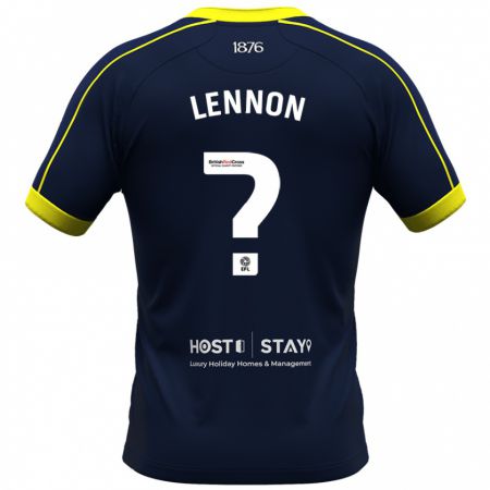 Kandiny Kinder Charlie Lennon #0 Marine Auswärtstrikot Trikot 2023/24 T-Shirt