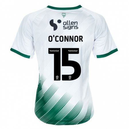 Kandiny Kinder Paudie O'connor #15 Weiß Auswärtstrikot Trikot 2023/24 T-Shirt