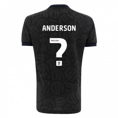 Kandiny Kinder Taine Anderson #0 Schwarz Auswärtstrikot Trikot 2023/24 T-Shirt