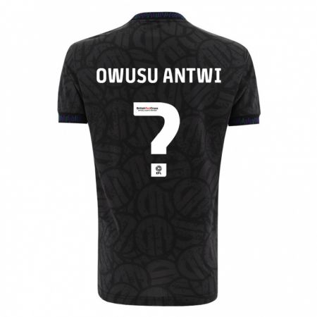 Kandiny Kinder Filbert Owusu-Antwi #0 Schwarz Auswärtstrikot Trikot 2023/24 T-Shirt