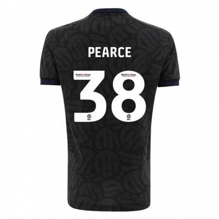 Kandiny Kinder Manon Pearce #38 Schwarz Auswärtstrikot Trikot 2023/24 T-Shirt