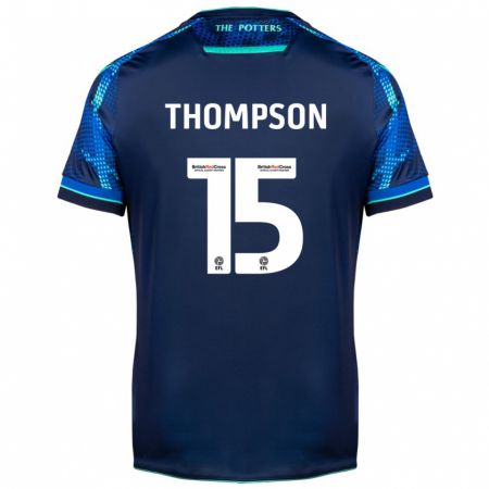 Kandiny Kinder Jordan Thompson #15 Marine Auswärtstrikot Trikot 2023/24 T-Shirt