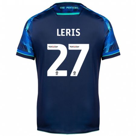 Kandiny Kinder Mehdi Léris #27 Marine Auswärtstrikot Trikot 2023/24 T-Shirt