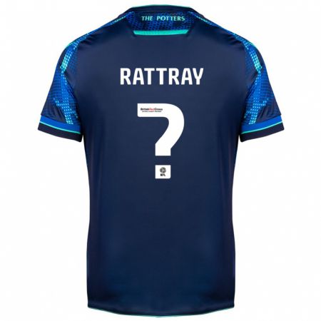 Kandiny Kinder Zane Rattray #0 Marine Auswärtstrikot Trikot 2023/24 T-Shirt