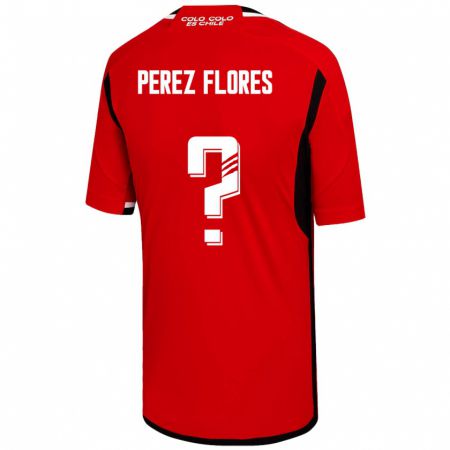 Kandiny Kinder Benjamín Pérez Flores #0 Rot Auswärtstrikot Trikot 2023/24 T-Shirt