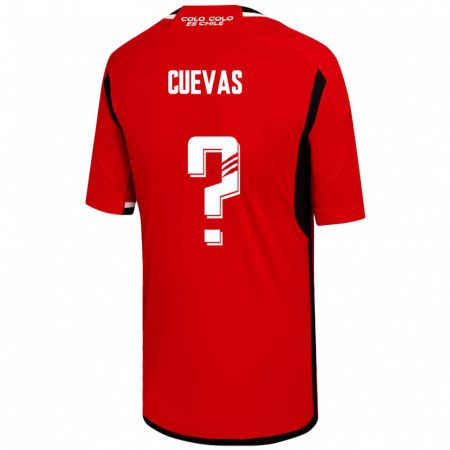 Kandiny Kinder Yastin Cuevas #0 Rot Auswärtstrikot Trikot 2023/24 T-Shirt