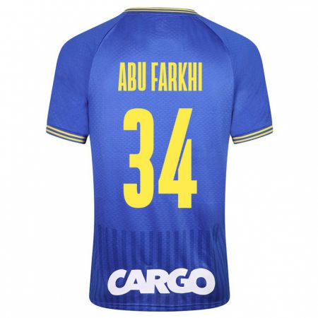 Kandiny Kinder Sayed Abu Farkhi #34 Blau Auswärtstrikot Trikot 2023/24 T-Shirt