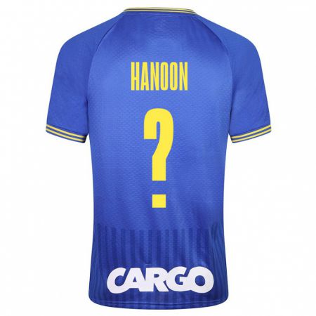 Kandiny Kinder Agam Hanoon #0 Blau Auswärtstrikot Trikot 2023/24 T-Shirt