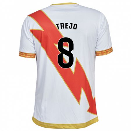 Kandiny Herren Óscar Trejo #8 Weiß Heimtrikot Trikot 2023/24 T-Shirt