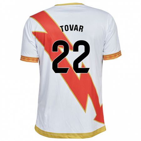Kandiny Herren Andrea Fernanda Tovar #22 Weiß Heimtrikot Trikot 2023/24 T-Shirt