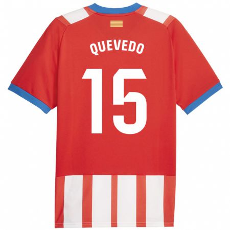 Kandiny Herren Erik Quevedo #15 Rot-Weiss Heimtrikot Trikot 2023/24 T-Shirt