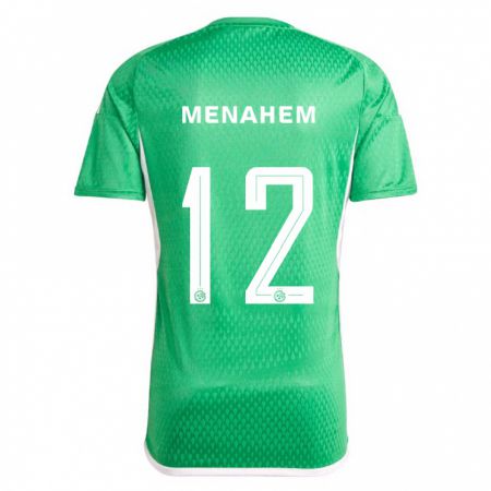 Kandiny Herren Sun Menahem #12 Weiß Blau Heimtrikot Trikot 2023/24 T-Shirt