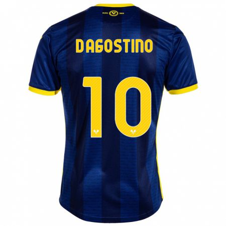 Kandiny Herren Samuele D'agostino #10 Marine Heimtrikot Trikot 2023/24 T-Shirt