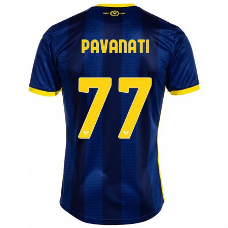 Kandiny Herren Alessandro Pavanati #77 Marine Heimtrikot Trikot 2023/24 T-Shirt