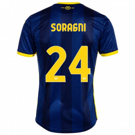 Kandiny Herren Alberto Soragni #24 Marine Heimtrikot Trikot 2023/24 T-Shirt