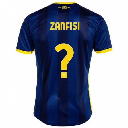 Kandiny Herren Riccardo Zanfisi #0 Marine Heimtrikot Trikot 2023/24 T-Shirt