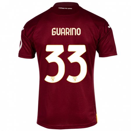 Kandiny Herren Rita Guarino #33 Dunkelrot Heimtrikot Trikot 2023/24 T-Shirt