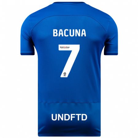 Kandiny Herren Juninho Bacuna #7 Blau Heimtrikot Trikot 2023/24 T-Shirt