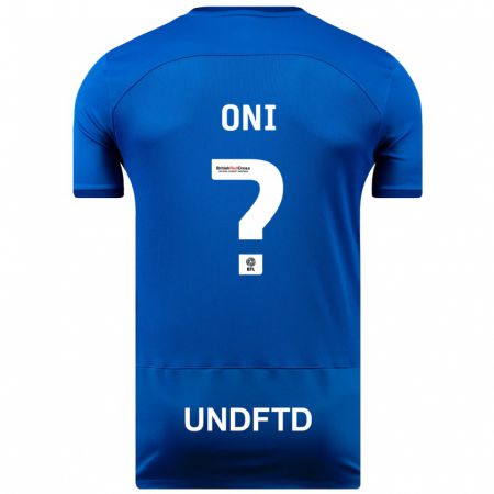 Kandiny Herren Ifeoluwa Oni #0 Blau Heimtrikot Trikot 2023/24 T-Shirt