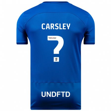 Kandiny Herren Luke Carsley #0 Blau Heimtrikot Trikot 2023/24 T-Shirt