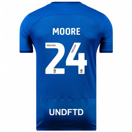 Kandiny Herren Jade Ellis Moore #24 Blau Heimtrikot Trikot 2023/24 T-Shirt