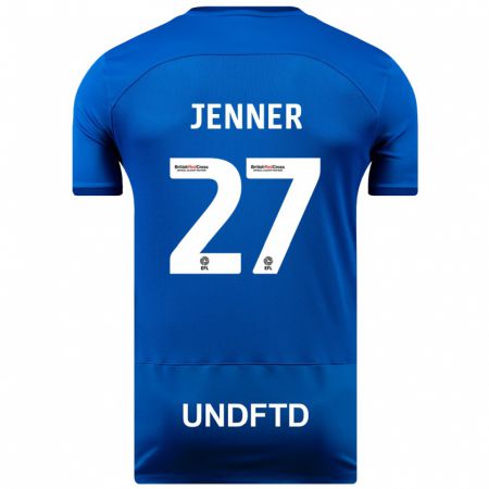 Kandiny Herren Abbi Jenner #27 Blau Heimtrikot Trikot 2023/24 T-Shirt