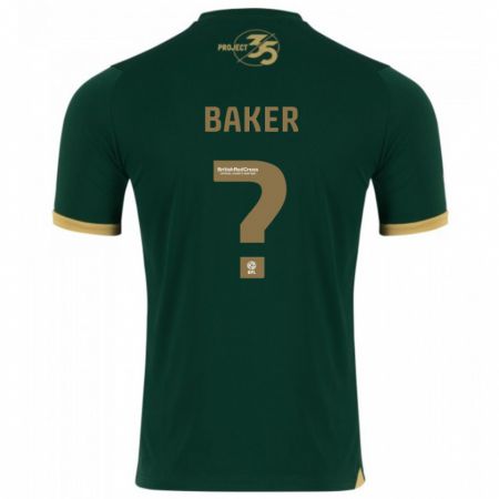 Kandiny Herren Zak Baker #0 Grün Heimtrikot Trikot 2023/24 T-Shirt