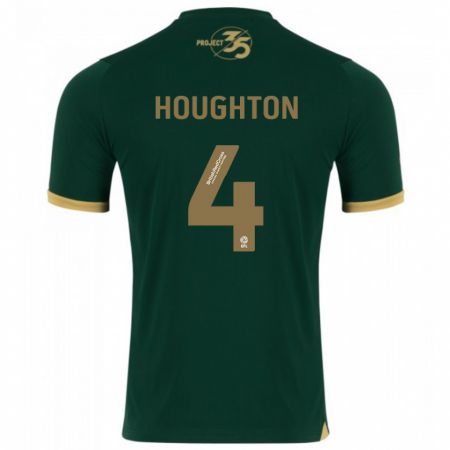 Kandiny Herren Jordan Houghton #4 Grün Heimtrikot Trikot 2023/24 T-Shirt