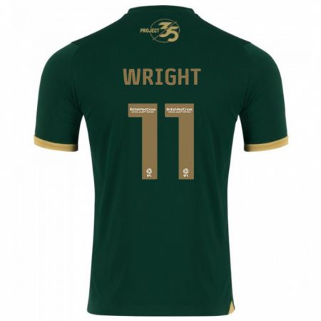 Kandiny Herren Callum Wright #11 Grün Heimtrikot Trikot 2023/24 T-Shirt
