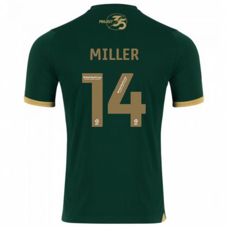 Kandiny Herren Mickel Miller #14 Grün Heimtrikot Trikot 2023/24 T-Shirt