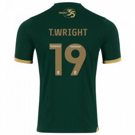 Kandiny Herren Tyreik Wright #19 Grün Heimtrikot Trikot 2023/24 T-Shirt