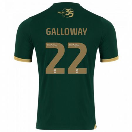 Kandiny Herren Brendan Galloway #22 Grün Heimtrikot Trikot 2023/24 T-Shirt